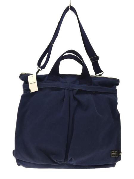【希少品】STUSSY × PORTER ショルダーバッグ ネイビー PORTER(ポーター) / ショルダーバッグ/キャンバス/BLU/ポーター | 中古