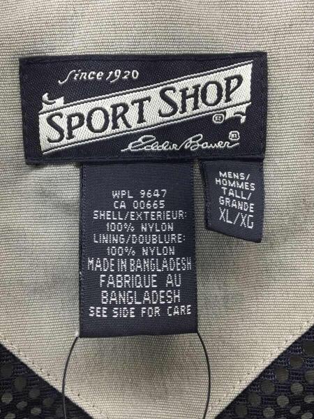 EDDIE BAUER(エディーバウアー) / ベスト/XL/ナイロン/KHK/SPORT SHOP