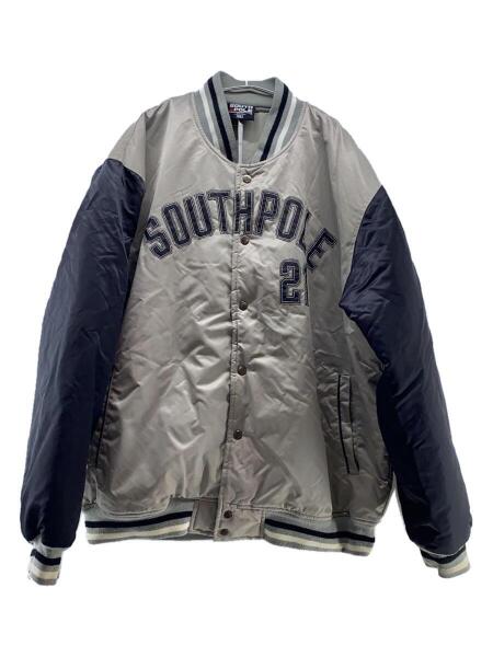 SOUTH POLE(サウスポール) / スタジャン/XL/ナイロン/GRY | 古着の販売 