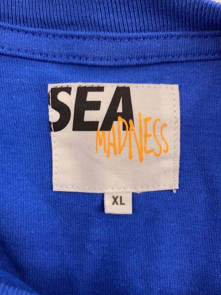 WIND AND SEA(ウィンダンシー) / MADNESS WDS L/S Pocket TEE/XL/BLU 