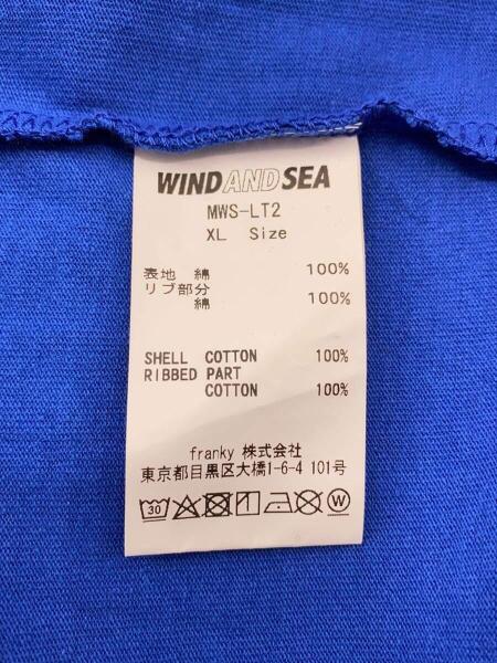 WIND AND SEA(ウィンダンシー) / MADNESS WDS L/S Pocket TEE/XL/BLU 