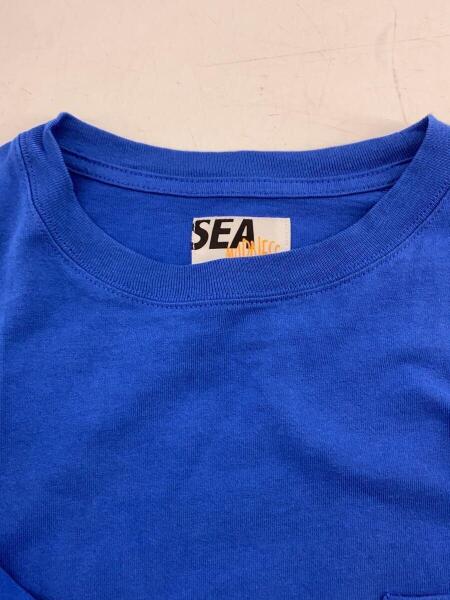 WIND AND SEA(ウィンダンシー) / MADNESS WDS L/S Pocket TEE/XL/BLU 