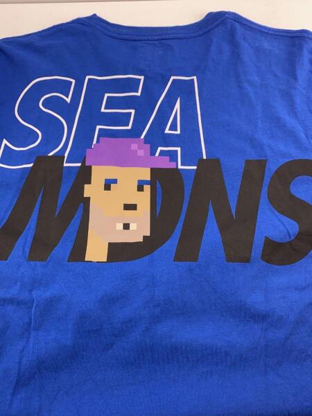 WIND AND SEA(ウィンダンシー) / MADNESS WDS L/S Pocket TEE/XL/BLU 