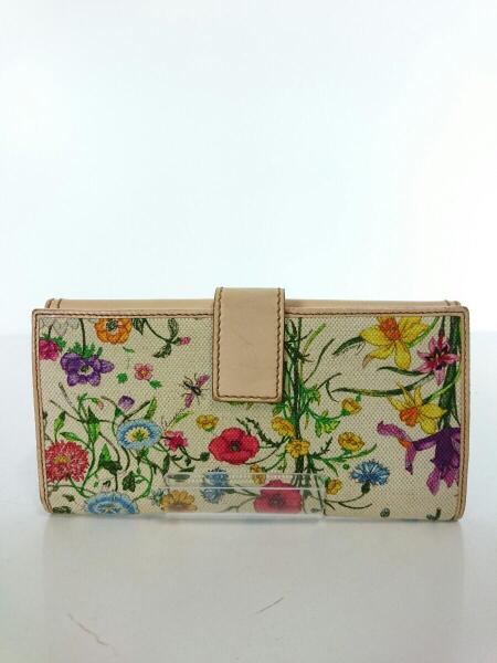 GUCCI(グッチ) / 137374/長財布/キャンバス/ベージュ/花柄/中古 | 中古