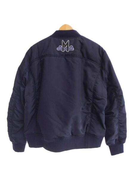 muta ムータ ビッグバックロゴ入り ブルゾンコート 防菌防臭 サイズ8 muta(ムータ)_ブルゾン ネイビー muta(ムータ) / フライトジャケット