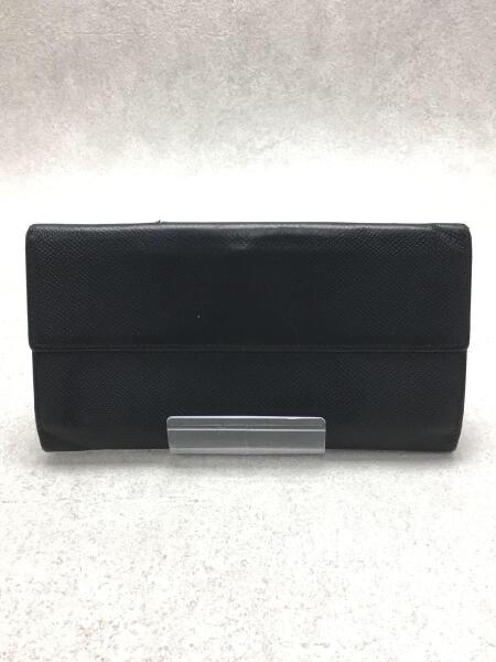 美品✨ブルガリ　長財布　三つ折り財布　クラシコ　Wホック　レザー　ブラック BVLGARI（ブルガリ） 【ウィンターSALE☆30%OFF】ブルガリ 長財布 W