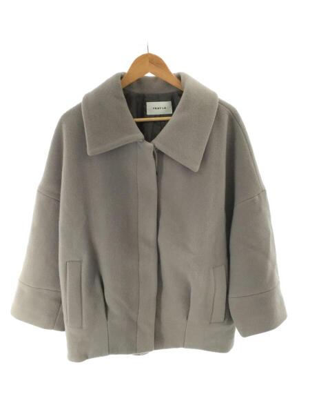 FRAY I.D(フレイアイディー) / 21AW/ステンカラーオーバーハーフコート 