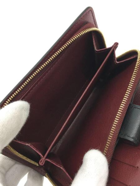 LOUIS VUITTON◇ポルト・フォイユ・ジュリエット_ダミエ・エベヌ