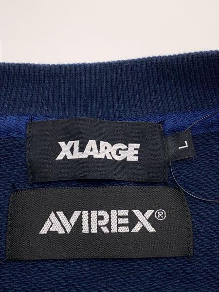 X-LARGE(エクストララージ) / × AVIREX CREWNECK SWEAT/スウェット/L