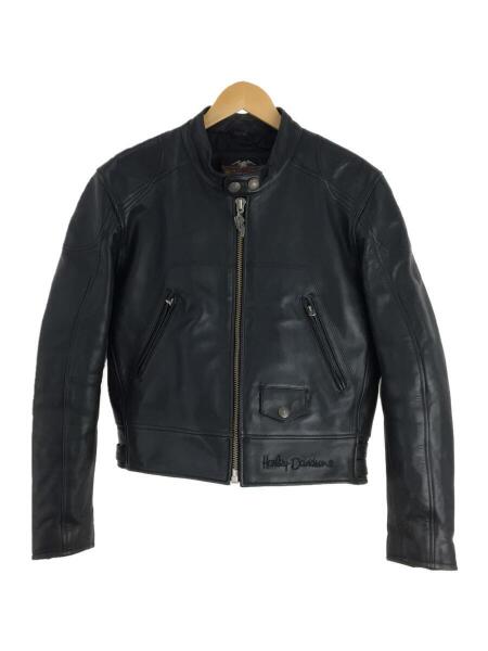 ハーレーダビッドソン レザー シングル ライダースジャケット 黒 トールサイズ HARLEY DAVIDSON(ハーレーダヴィッドソン) / シングルライダース