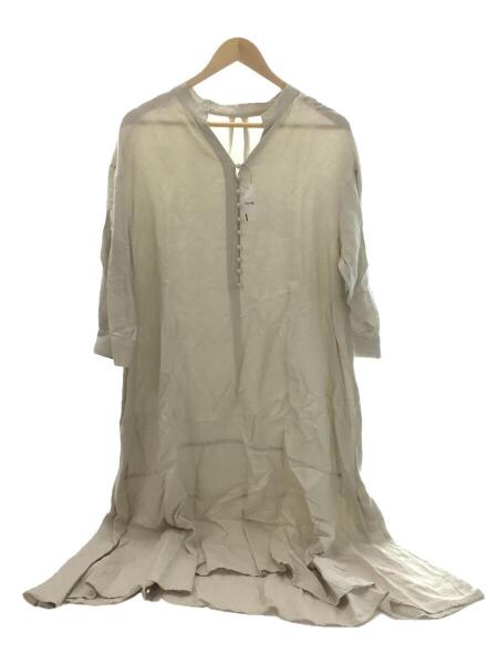 ROPE(ロペ) / 20SS/アシメヘムボリュームリネンワンピース/38/リネン  