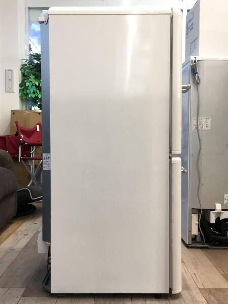 中古 エディオン 2ドア 冷凍冷蔵庫 ANG-RE151-A1 e angle グリーン