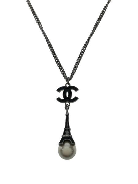 CHANEL(シャネル) / ネックレス/--/パール/BLK/トップ有/レディース 