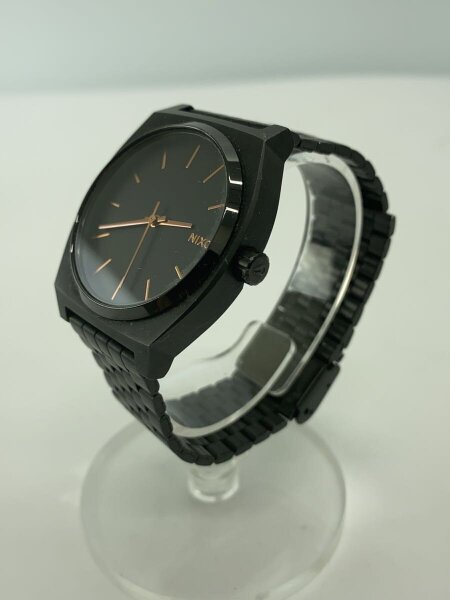 NIXON(ニクソン) / クォーツ腕時計/アナログ/ステンレス/BLK/BLK/THE