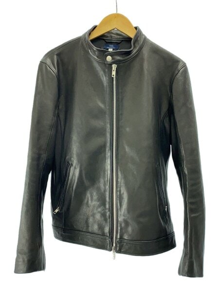 URBAN RESEARCH ブラックレザーシングルライダースジャケット L URBAN RESEARCH ブラックレザーシングルライダースジャケット L セール