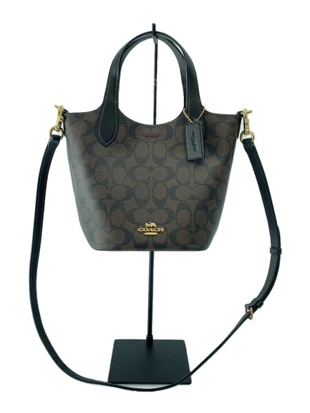 COACH(コーチ) / ハンナ バケット バッグ・シグネチャー キャンバス 