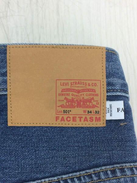 FACETASM(ファセッタズム) / WIDE & SLIM 501/34/デニム/インディゴ 
