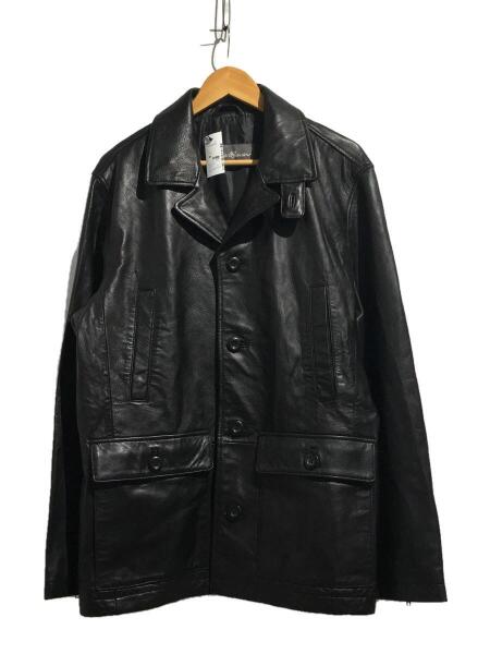 EDDIE BAUER◇シングルライダースジャケット/S/羊革/BLK/01 9541 EDDIE 
