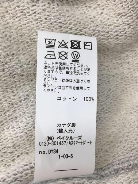 NOAH(ノア) / スウェット/L/コットン/GRY/無地/19-070-122-0018-3-0 
