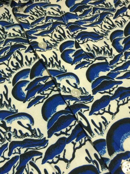 STUSSY(ステューシー) / 半袖シャツ/L/レーヨン/ブルー/総柄 | 古着の