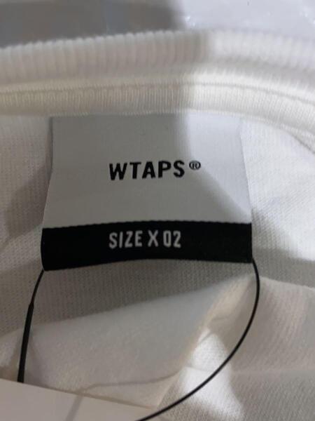 WTAPS(ダブルタップス) / 長袖Tシャツ/2/コットン/WHT/プリント 