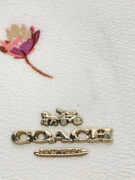 COACH(コーチ) / ショルダーバッグ/レザー/ホワイト/花柄/F87688 