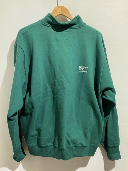 WTAPS(ダブルタップス) / スウェット/3/コットン/グリーン241ATDT-CSM 