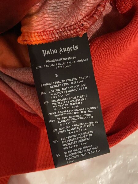 Palm Angels / ジャケット/M/コットン/RED/総柄/PMBD001R20469014 Palm Angels(パームエンジェルス) / ジャケット/S/コットン/レッド/総