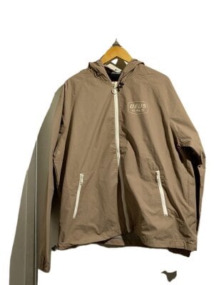 古着　オールドバートン　マウンテンパーカー　ブラウン　ベージュ　L 90s MD 90s ベージュ ダウンマウンテンパーカー アウトドア 古着 XL相当