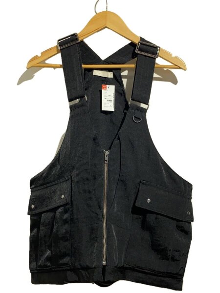 ENOF（イナフ） ブラック ナイロン ベスト バッグ enof twill bag vest