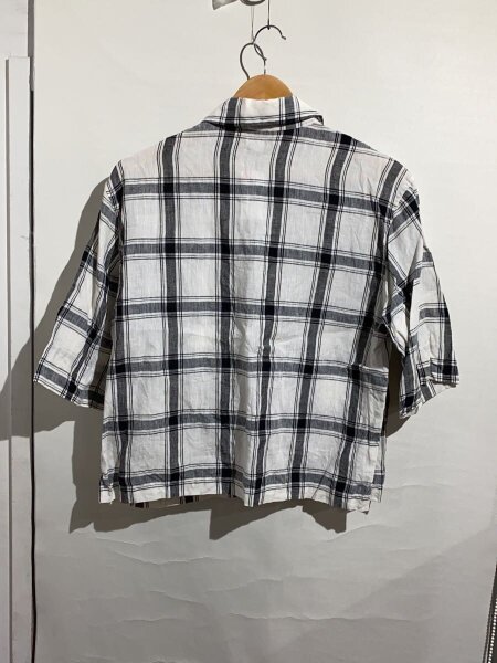 MARGARET HOWELL(マーガレットハウエル) / LARGE CHECK LINEN/半袖 