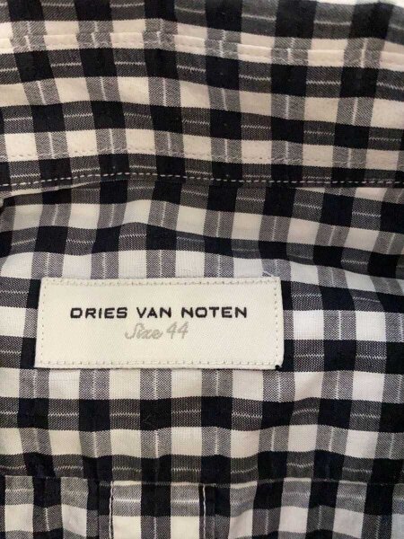 DRIES VAN NOTEN(ドリスヴァンノッテン) / 半袖シャツ/44/コットン/BLK 