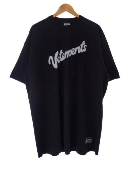 VETEMENTS(ヴェトモン) / 2021SS/sweet logo/Tシャツ/L/コットン/BLK 