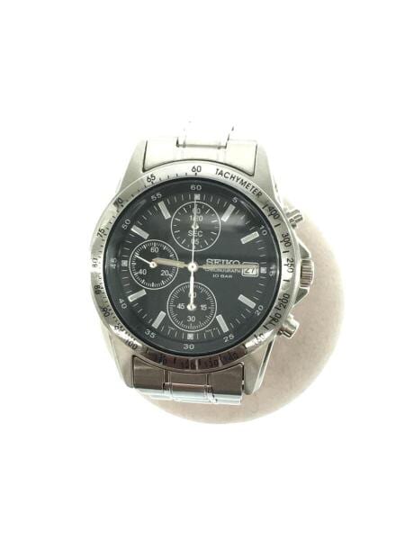 SEIKO(セイコー) / SBTQ041/クロノグラフ/クォーツ腕時計/アナログ/BLK