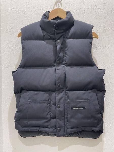 【極美品】カナダグース フリースタイル ダウンベスト XS 紺 サザビーリーグ 極美品】カナダグース フリースタイル ダウンベスト XS 紺 サザビー