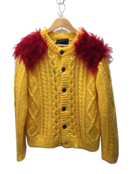 PRADA(プラダ) / 19AW/MOHAIR CARDIGAN/UMC130 S192/カーディガン/48 