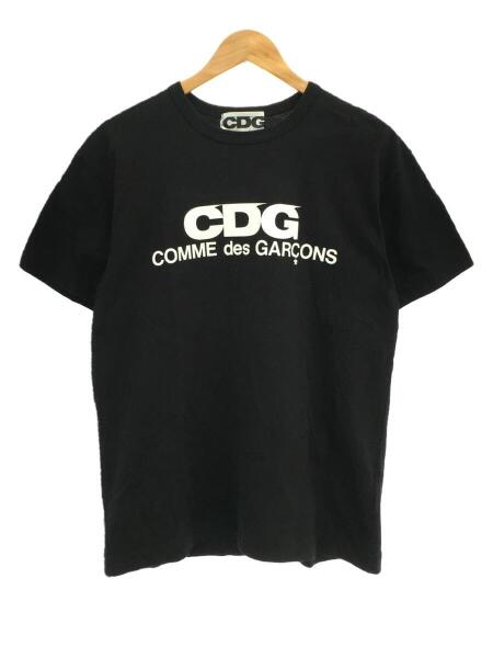 CDG(シーディージー) / 21年/sz-t005/Tシャツ/ロゴ/XL/コットン/BLK/黒 