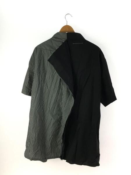 MM6(エムエムシックス) / 21SS/アシンメトリーシャツ/ドッキング/半袖 