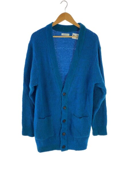MATSUFUJI(マツフジ) / Melange Jacquard Long Cardigan/3/ウール/BLU 