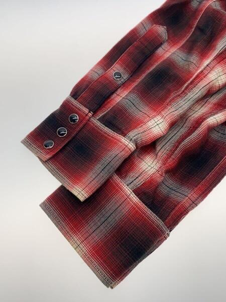 SAINT LAURENT(サンローラン) / シャツ/M/コットン/RED/チェック/D91O 