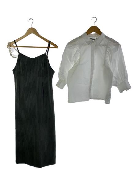 Lily Brown(リリーブラウン) / シャツコンビパールキャミワンピース  