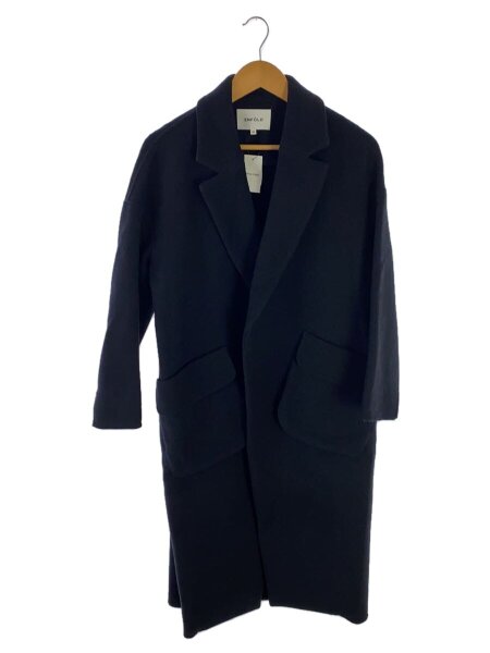 エンフォルド　ロングコート 36 ダブルフェイス ENFOLD(エンフォルド)｜ポリエステルダブルクロス シェイプロング