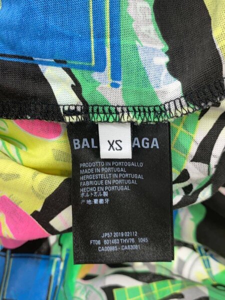 BALENCIAGA(バレンシアガ) / 長袖ワンピース/XS/コットン/マルチカラー