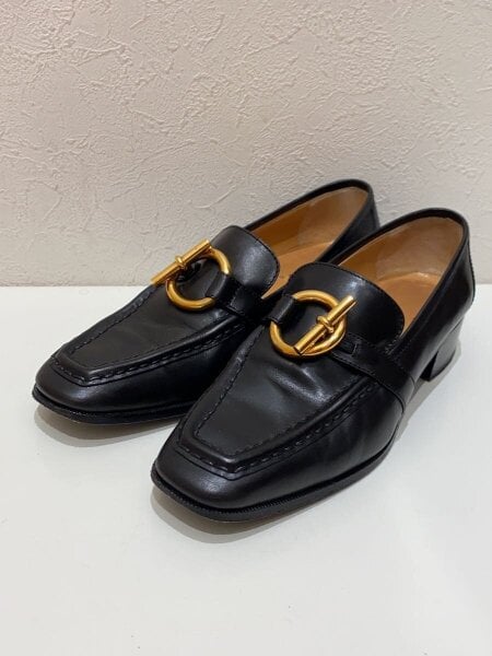 HERMES(エルメス) / シェーヌダンクルローファー/37/BLK/レザー | 中古 