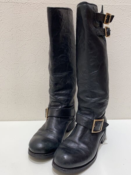 JIMMY CHOO(ジミーチュウ) / エンジニアブーツ/35/BLK/レザー | 中古品 