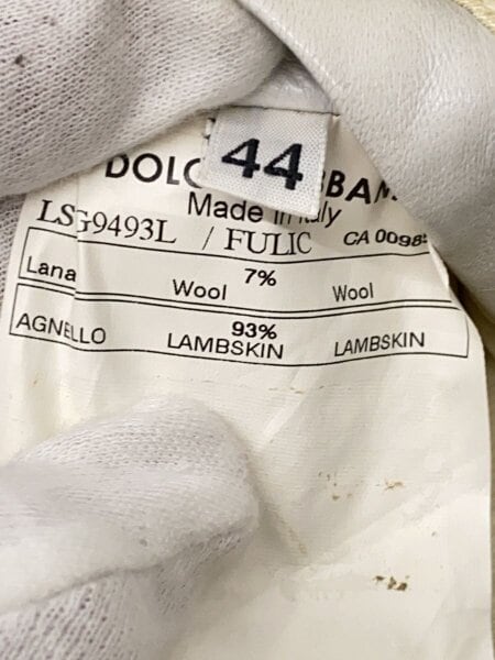 DOLCE&GABBANA(ドルチェアンドガッバーナ) / レザージャケット