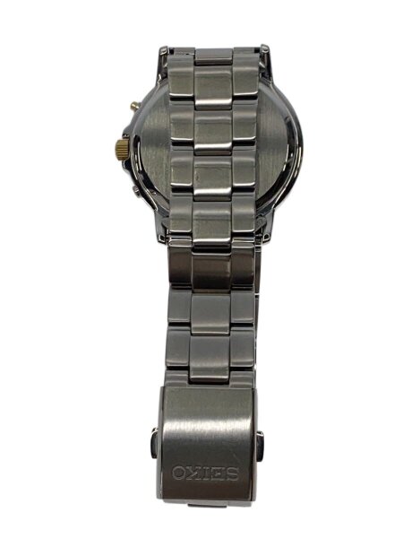 SEIKO(セイコー) / ソーラー腕時計/アナログ/ステンレス/BLK/SLV/7B52 