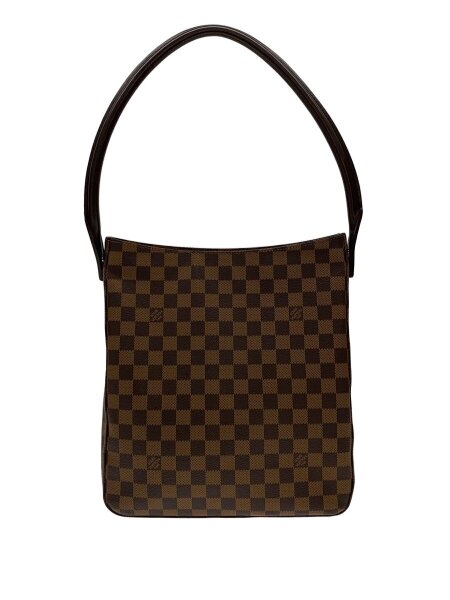 LOUIS VUITTON(ルイヴィトン) / ルーピングGM_ダミエ・エベヌ/レザー 