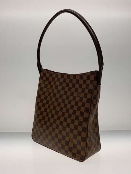 LOUIS VUITTON(ルイヴィトン) / ルーピングGM_ダミエ・エベヌ/レザー 