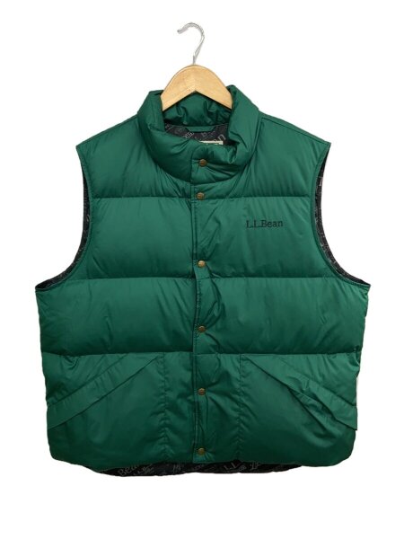 L.L.Bean(エルエルビーン) / ダウンベスト/XL/ポリエステル/GRN/518306 